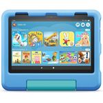 Amazon Fire HD 8 Kids Tablet (2022) 8 Zoll, WLAN-Tablet, Hexa-Core, 2 GB RAM, 32 GB Speicher, blau (B09BG5XG95)