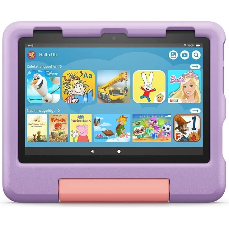 Amazon Fire HD 8 Kids Tablet (2022) 8 Zoll, WLAN-Tablet, Hexa-Core, 2 GB RAM, 32 GB Speicher, violett (B09BG6VNBV)