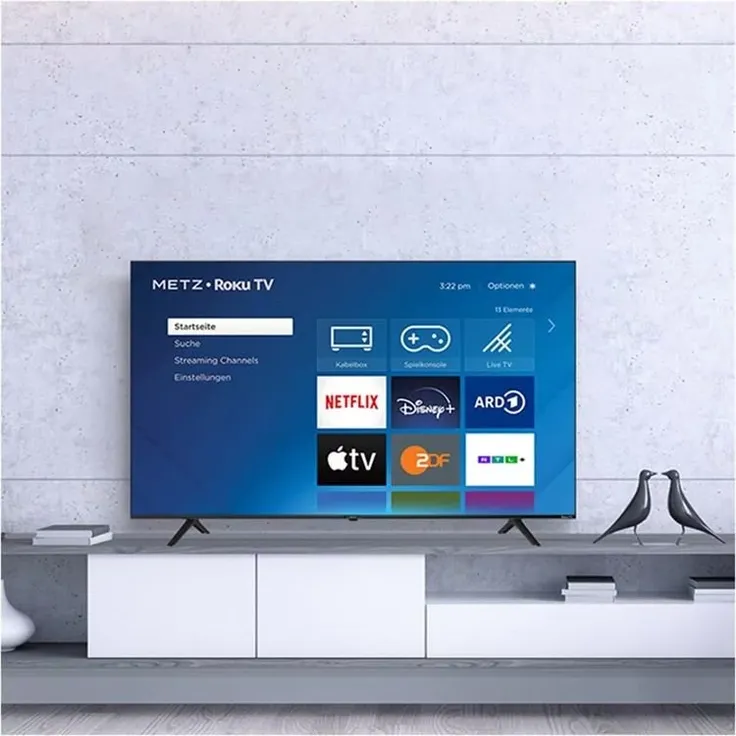 Metz blue 55MUD6001Z 139 cm (55 Zoll) LED Smart TV (Ultra HD, HDR10, HDR, HLG, Direct LED) HD-Triple-Tuner (Sat, Antenne, Kabel) Energieklasse F (DE-Modell) – Bild 4