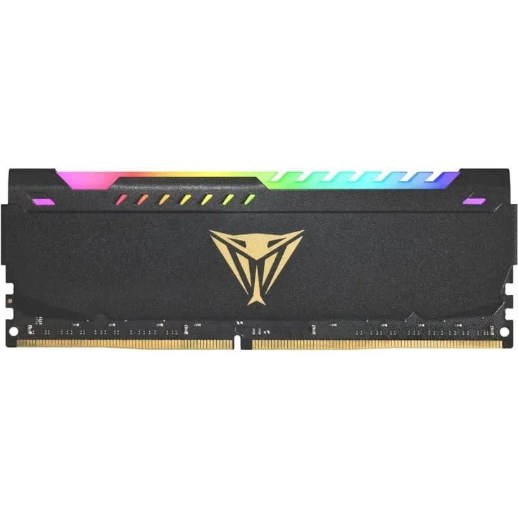 Patriot Memory Patriot Viper Steel RGB - DDR4 - Kit - 16 GB: 2 x 8 GB - DIMM 288-PIN - 3200 mhz - PC4-25600 - CL16 - 1.35 V - ungepuffert - non-ECC - Schwarz (PVSR416G320C6K) – Bild 1