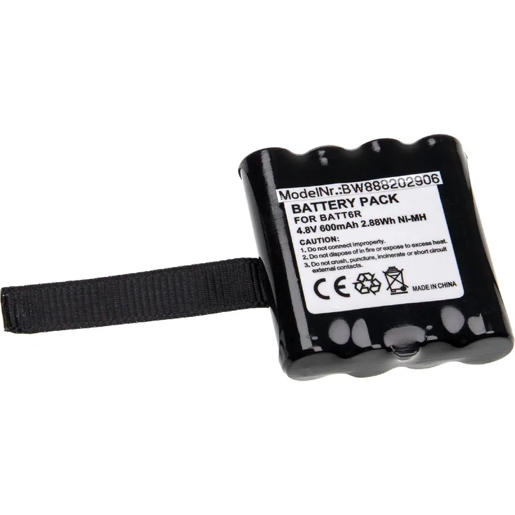 VHBW Akku Ersatz für Uniden BP-38, BP-39, BP-40, BT-1013, BT-537 für Funkgerät, Walkie Talkie (600mAh, 4,8V, NiMH)