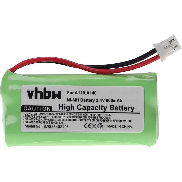 VHBW Akku kompatibel mit Siemens Gigaset AL140, AS14, AL14, AL14H, AL145, AL145 DUO schnurlos Festnetz Telefon (800mAh, 2,4V, NiMH)