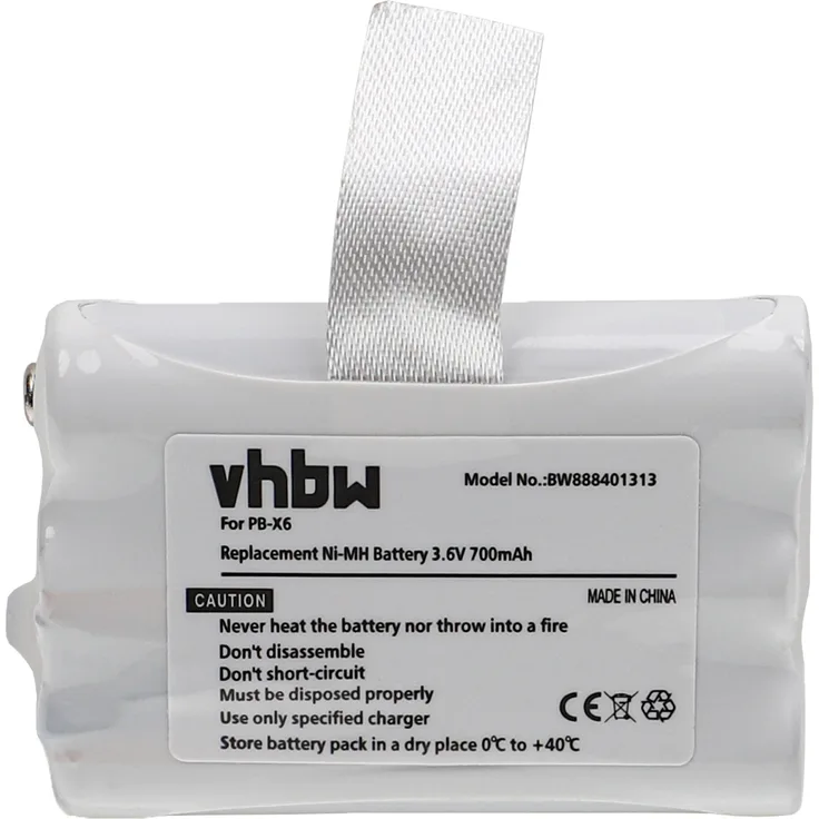 VHBW Akku Ersatz für Midland PB-X6 für Funkgerät, Walkie Talkie (700mAh, 3,6V, NiMH)