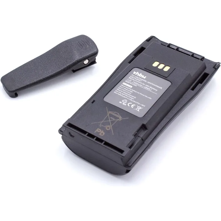 VHBW Akku kompatibel mit Motorola CP200XLS, DP1400, CP250, CP340, CP360, CP380, EP450 Funkgerät, Walkie Talkie (2500mAh, 7,2V, NiMH) 