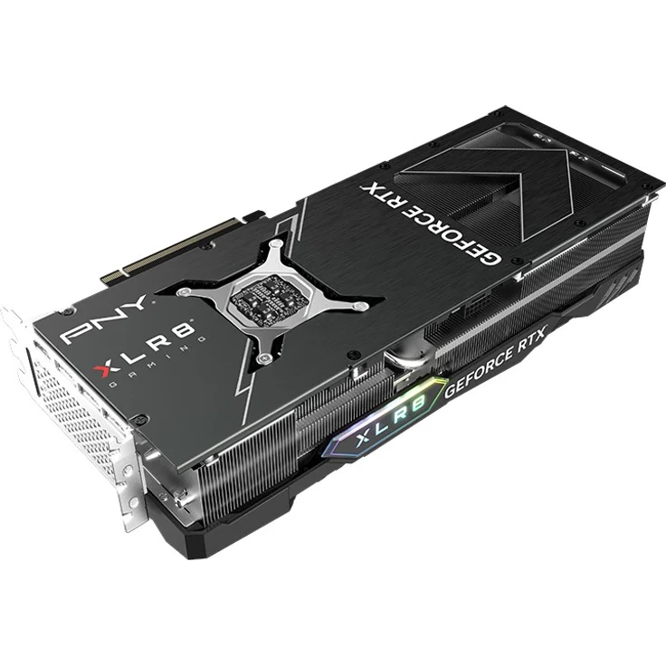 PNY GeForce RTX 4080 - 16GB GDDR6X, 2505 MHz Boost, 3x Axial-Lüfter (100 mm), HDMI, DisplayPort, 320W (VCG408016TFXXPB1) – Bild 4