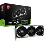 MSI GeForce RTX 4090 - 24GB GDDR6X, 2565 MHz Boost, 3x Axial-Lüfter (100 mm), HDMI, DisplayPort, 450W (V510-023R)
