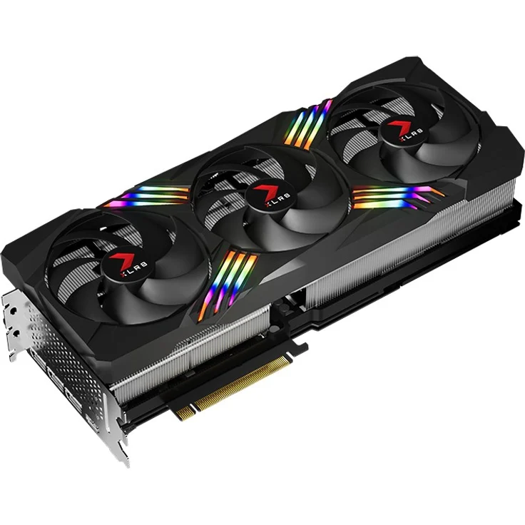PNY GeForce RTX 4090 - 24GB GDDR6X, 2565 MHz Boost, 3x Axial-Lüfter (100 mm), HDMI, DisplayPort, 450W (VCG409024TFXXPB1-O) – Bild 1