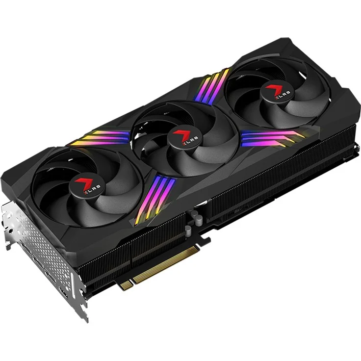 PNY GeForce RTX 4080 - 16GB GDDR6X, 2550 MHz Boost, 3x Axial-Lüfter (100 mm), HDMI, DisplayPort, 320W (VCG408016TFXXPB1-O) – Bild 2