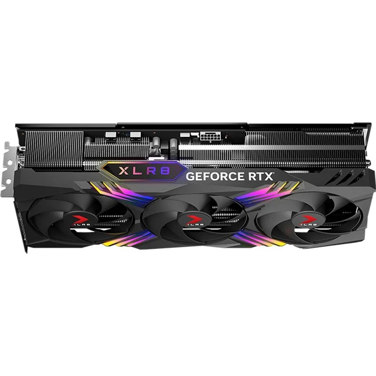 PNY GeForce RTX 4080 - 16GB GDDR6X, 2550 MHz Boost, 3x Axial-Lüfter (100 mm), HDMI, DisplayPort, 320W (VCG408016TFXXPB1-O) – Bild 5