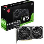 MSI GeForce RTX 3060 Ventus 2X 8G OC Gaming Grafikkarte - NVIDIA Geforce RTX 3060, 8 GB GDDR6 Speicher