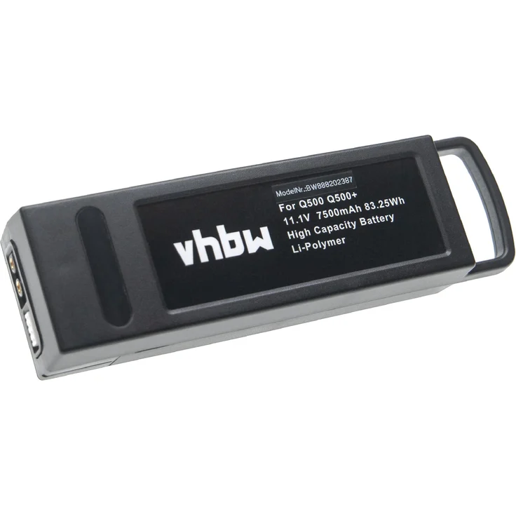 vhbw Akku kompatibel mit Yuneec Q500, Q500+, Q500+ Pro, Q500 4K Drohne Multicopter Quadrocopter (7500mAh, 11,1V, Li-Polymer) – Bild 1