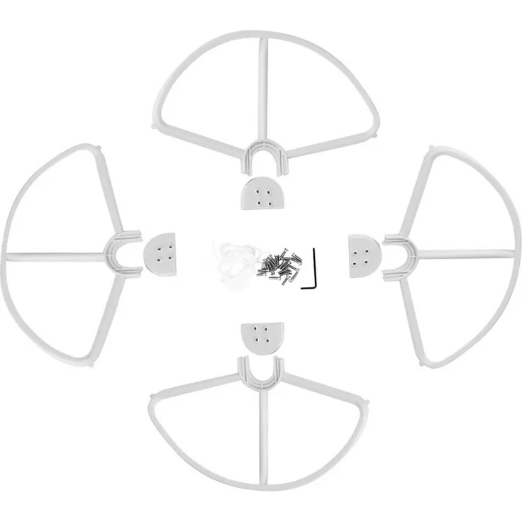 vhbw 4x Propellerschutz kompatibel mit DJI Phantom 3 Advanced, 3 Professional, 2 Vision, 2 Vision + plus, FC40, 1, 2 Drohne, Weiß