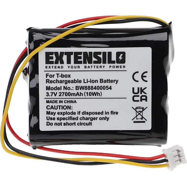 EXTENSILO Akku kompatibel mit tonies Toniebox Lautsprecher Boxen Speaker (2700mAh, 3,7V, Li-Ion)