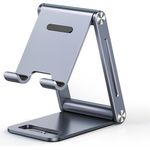 Ugreen Metall Aluminium faltbarer Handyhalter Smartphone Schreibtisch Halter grau