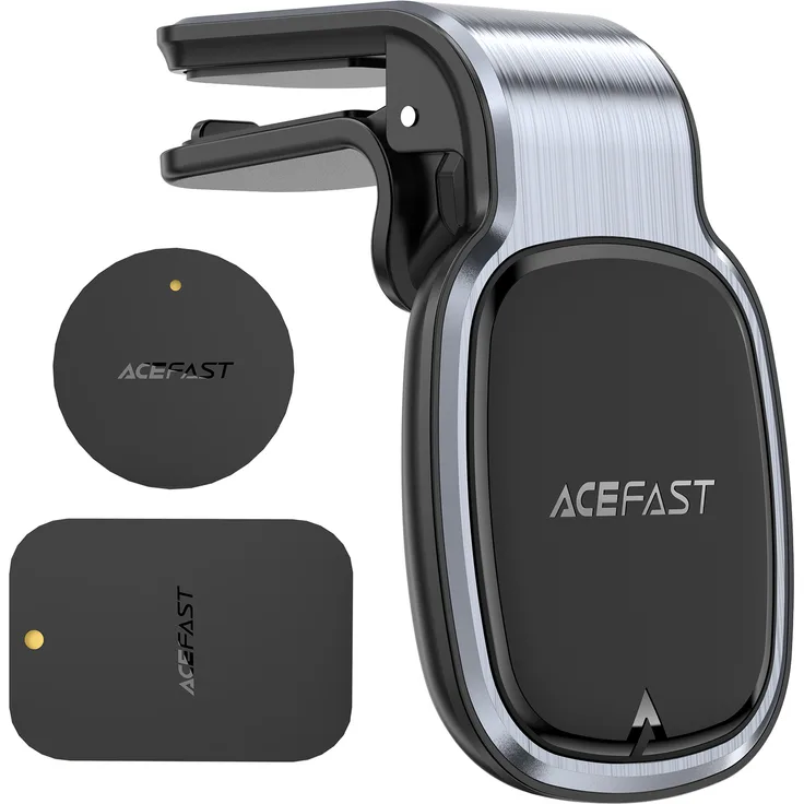 Acefast KFZ Handy-Halterung Magnetischer Autotelefonhalter für Lüftungsgitter grau
