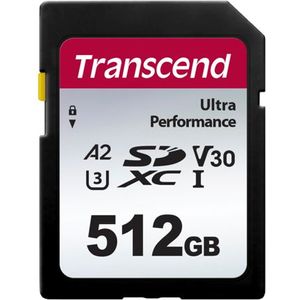 Bild für Transcend Ultra Performance SDXC 340S 512GB Class 10 UHS-I U3 A2 V30 (TS512GSDC340S)