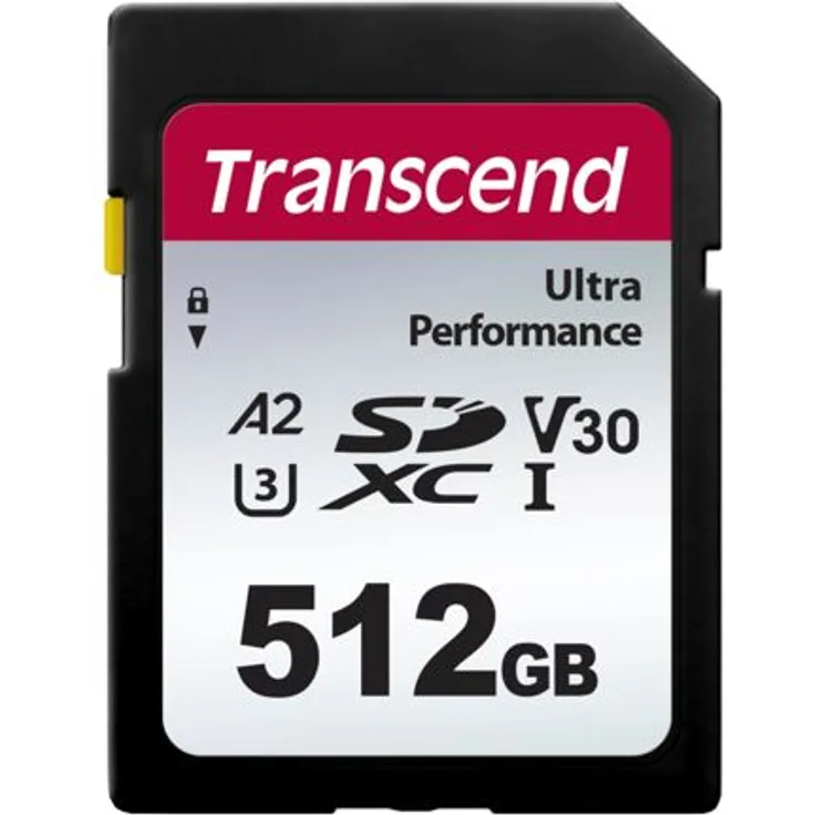 Transcend Ultra Performance SDXC 340S 512GB Class 10 UHS-I U3 A2 V30 (TS512GSDC340S)