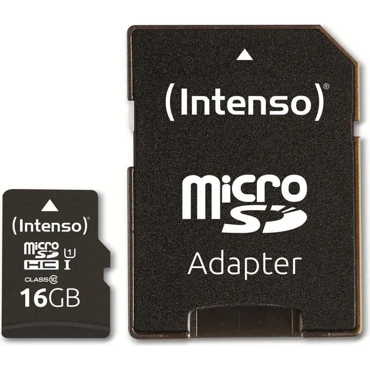 Intenso Performance - Flash-Speicherkarte 16GB (microSDHC inkl. SD-Adapter - UHS-1) (3424470)