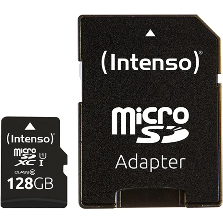 Intenso - flash memory card - 128 GB - microSDXC UHS-I (3424491)