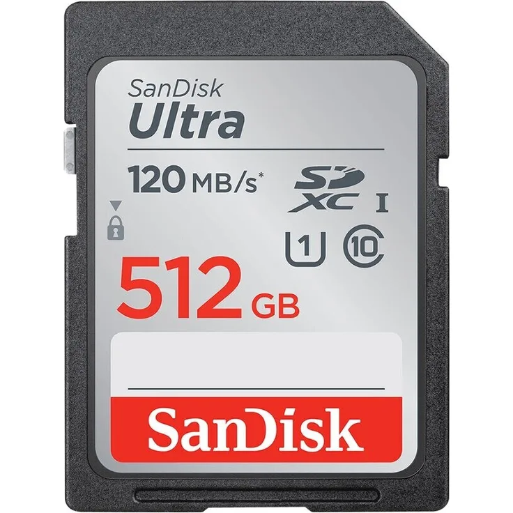 SanDisk Ultra - Flash-Speicherkarte - 512GB - UHS-I U1 - Class10 - SDXC UHS-I (SDSDUN4-512G-GN6IN)