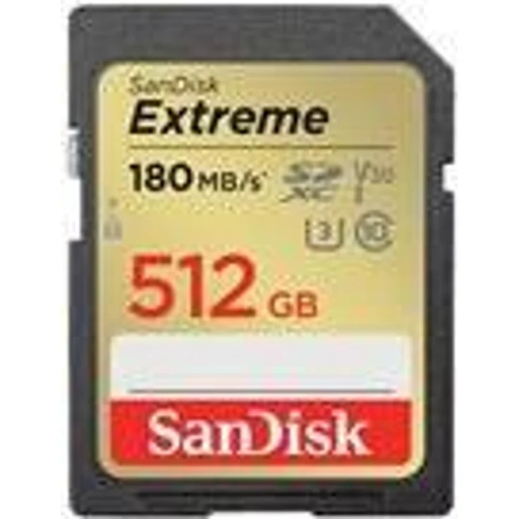 SanDisk Extreme - Flash-Speicherkarte - 512GB - Video Class V30 - UHS-I U3 - Class10 - microSDXC UHS-I (SDSDXVV-512G-GNCIN) – Bild 1