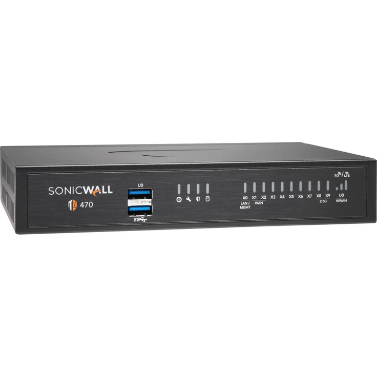SonicWALL TZ470 Sicherheitsgerät, GigE, 2.5 GigE, Desktop – Bild 2