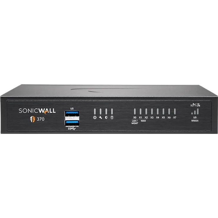 SonicWall TZ370 - Advanced Edition - Sicherheitsgerät - mit 1 Jahr TotalSecure - GigE - Desktop