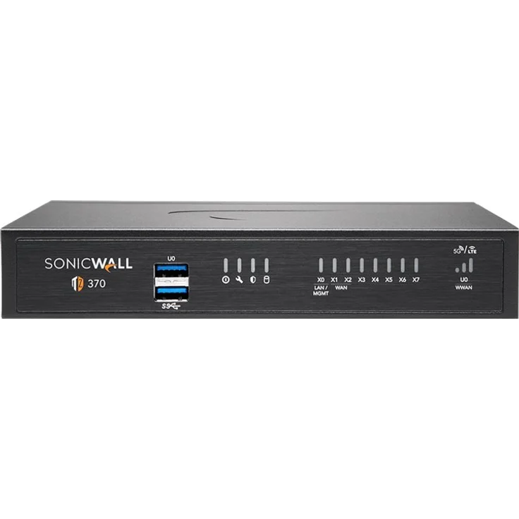 SonicWall TZ370 - Advanced Edition - Sicherheitsgerät - mit 1 Jahr TotalSecure - GigE - Desktop – Bild 1