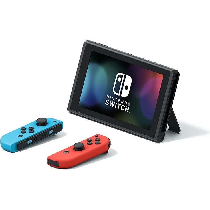 Nintendo Switch (2022) Schwarz/Blau/Rot 32GB – Bild 4