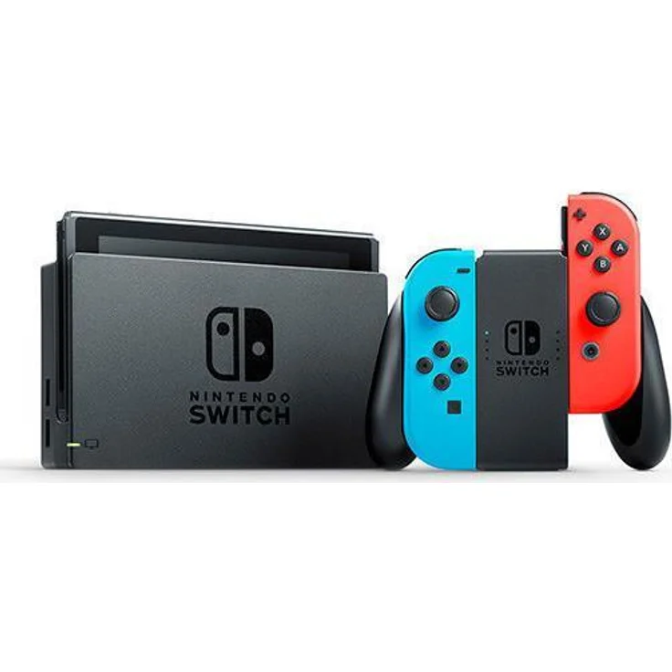 Nintendo Switch (2022) Schwarz/Blau/Rot 32GB – Bild 5