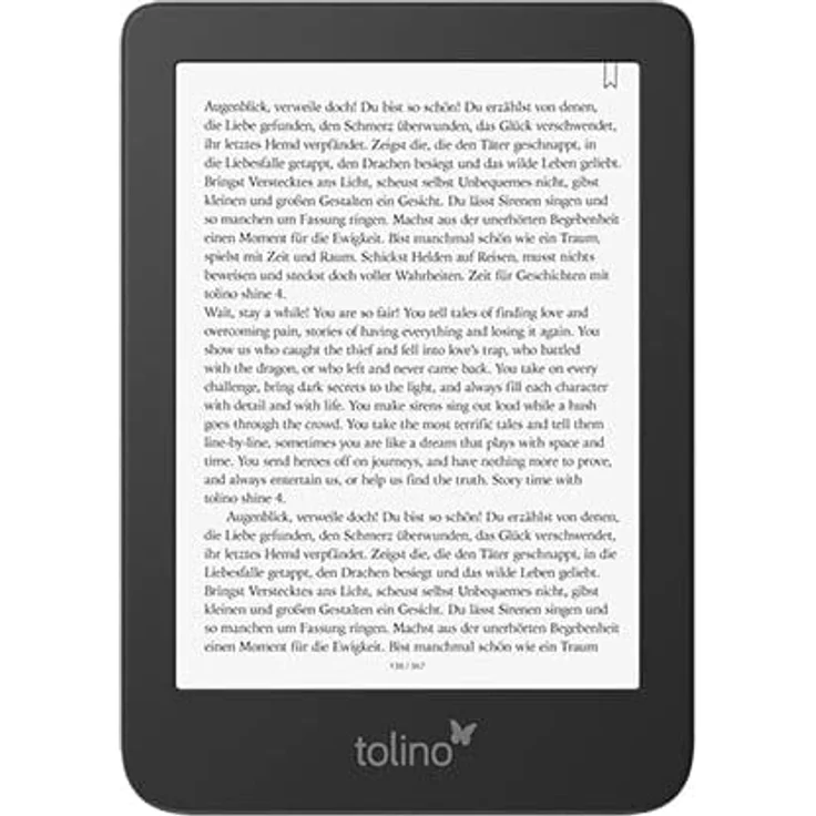 Tolino Shine 4 eBook-Reader, Touchscreen, 16 GB, WLAN, blau (CF74487) – Bild 1