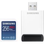 Samsung PRO Plus SD-card + USB Card Reader - 160-120MB - 256GB (MB-SD256KB/WW)