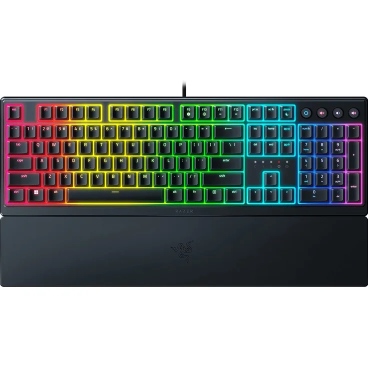 Ornata V3 RGB-LED Gaming Tastatur, USB, QWERTZ, flach, schwarz (RZ03-04460400-R3G1)
