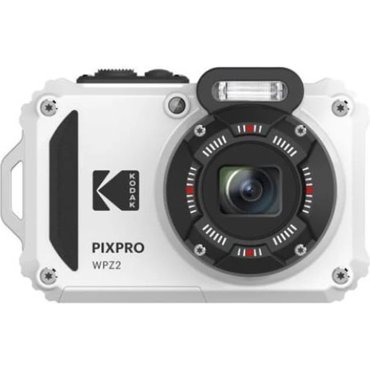 Kodak Pixpro WPZ2 Kompaktkamera (16,76 MP, Full HD Video, wasser- und staubdicht, 4x optischer Zoom), weiß – Bild 1