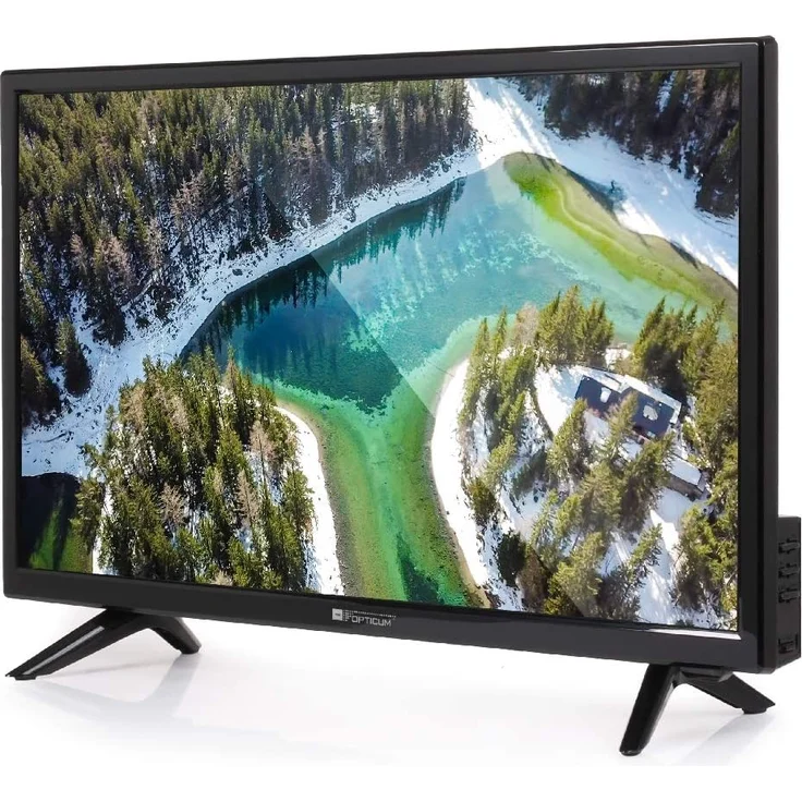 Opticum LE-24Z1S 61 cm (24 Zoll) LED TV (HD ready, kein HDR, Edge LED) HD-Triple-Tuner (Sat, Antenne, Kabel) Energieklasse F (DE-Modell) – Bild 3