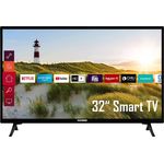 Telefunken XF32L800 80 cm (32 Zoll) LED Smart TV (Full HD, HDR10+, HDR HLG, Edge LED) HD-Triple-Tuner (Sat, Antenne, Kabel) Modelljahr 2022 Energieklasse F (DE-Modell)