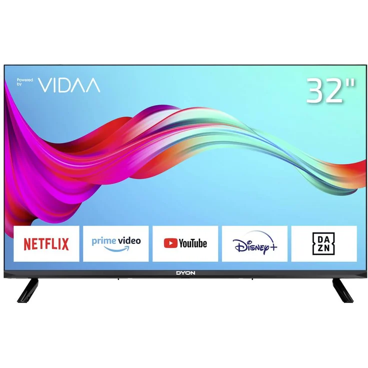 Dyon 32 VX 80 cm (32 Zoll) LED Smart TV (Full HD, kein HDR, Edge LED) HD-Triple-Tuner (Sat, Antenne, Kabel) Energieklasse F (DE-Modell) – Bild 1