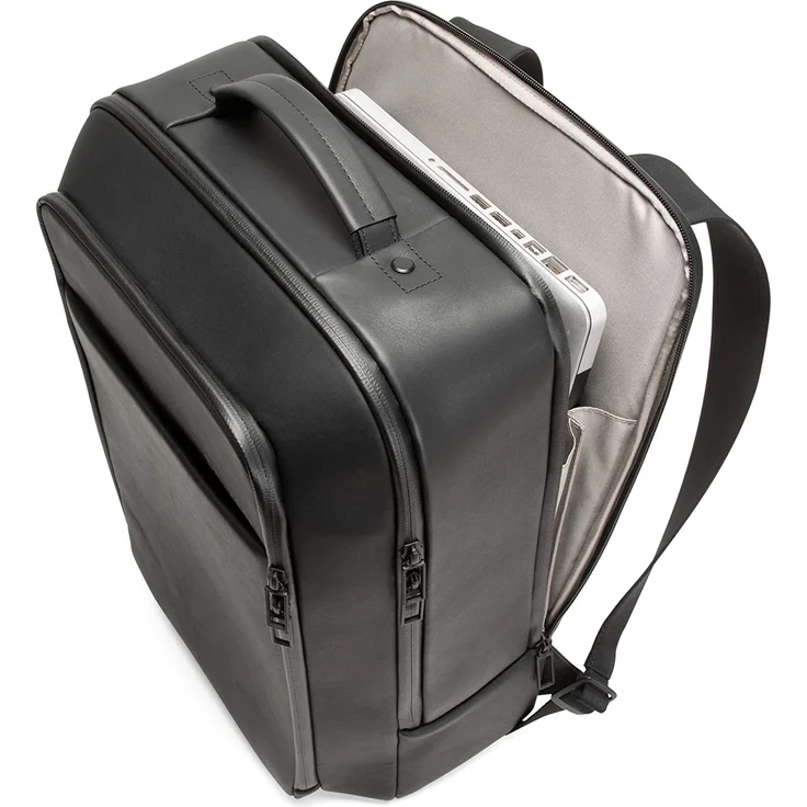 SALZEN Business Backpack ZEN-BBP, 43 cm, 21 Liter, Total Black (ZEN-BBP-001-801) – Bild 6