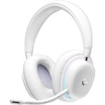 Logitech G735 Kabelloses Gaming-Headset, Anpassbare LIGHTSYNC RGB-Beleuchtung, Bluetooth, 3,5-MM-Aux, Weiß 