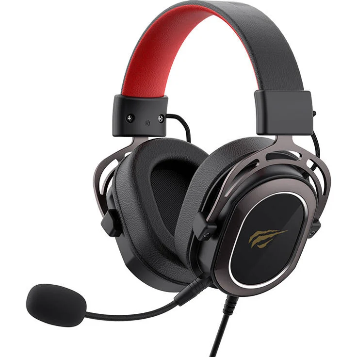 Havit H2008d Gaming-Headset mit Mikrofon, Gaming-Headset 3,5-mm-Klinkenstecker Gaming-Headset Schwarz – Bild 1
