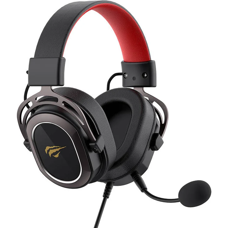 Havit H2008d Gaming-Headset mit Mikrofon, Gaming-Headset 3,5-mm-Klinkenstecker Gaming-Headset Schwarz – Bild 3