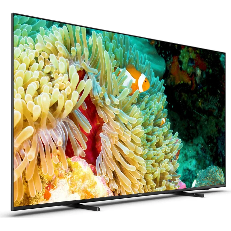 Philips 43PUS7607 108 cm (43 Zoll) LED Smart TV (Ultra HD, HDR, HDR10, HDR10+, HLG, Dolby Vision, Edge LED) HD-Triple-Tuner (Sat, Antenne, Kabel) Modelljahr 2022 Energieklasse F (DE-Modell) – Bild 2