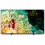 Philips 65PUS7607 164 cm (65 Zoll) LED Smart TV (Ultra HD, HDR, HDR10, HDR10+, HLG, Dolby Vision, Edge LED) HD-Triple-Tuner (Sat, Antenne, Kabel) Modelljahr 2022 Energieklasse F (DE-Modell)