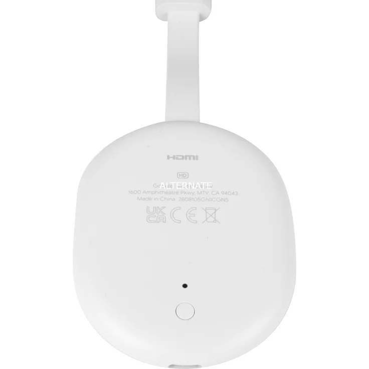  Google Chromecast mit Google TV (HD), weiß – Bild 3