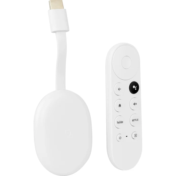  Google Chromecast mit Google TV (HD), weiß – Bild 1