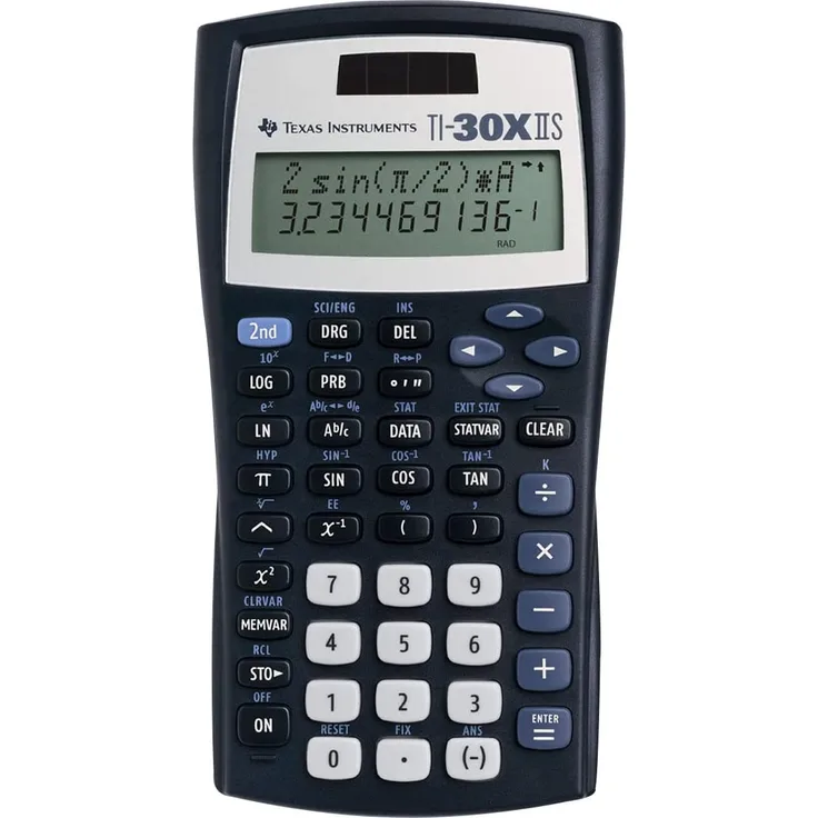 Texas Instruments Schulrechner TI-30XIIS 11stellig Solar-Batterie (TI-30XIIS)