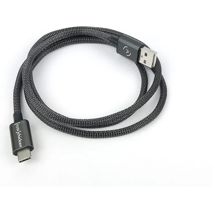 FUSECHICKEN Shield C Android USB-C Ladekabel Stahl