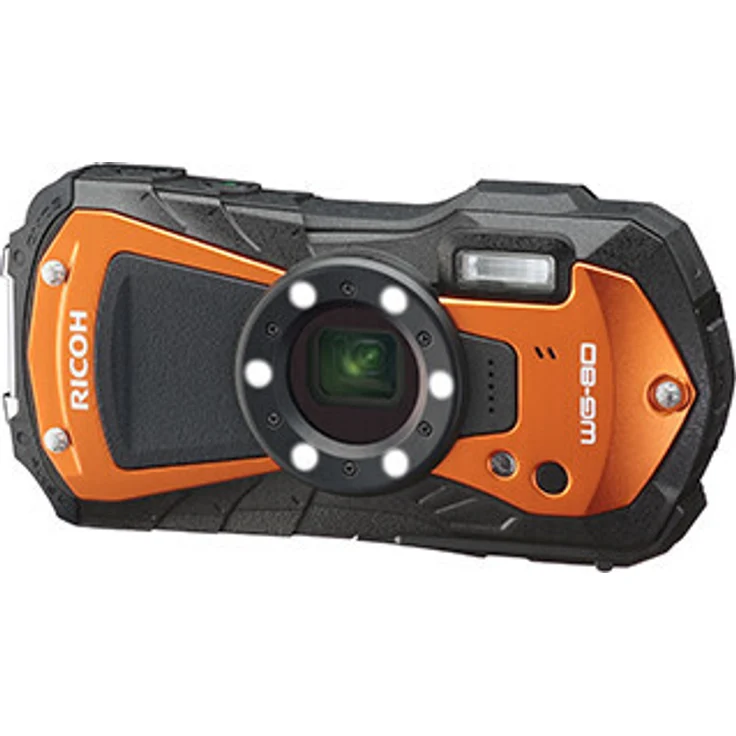 Ricoh WG-80 Outdoorkamera, orange – Bild 2