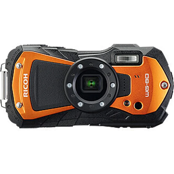Ricoh WG-80 Outdoorkamera, orange – Bild 1
