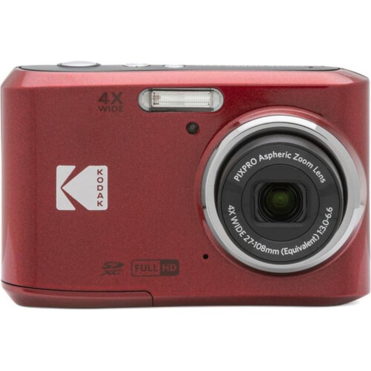 Kodak PIXPRO FZ45 1-2.3"  Kompaktkamera 16 MP CMOS 4608 x 3456 Pixel Rot (FZ45RD) – Bild 1